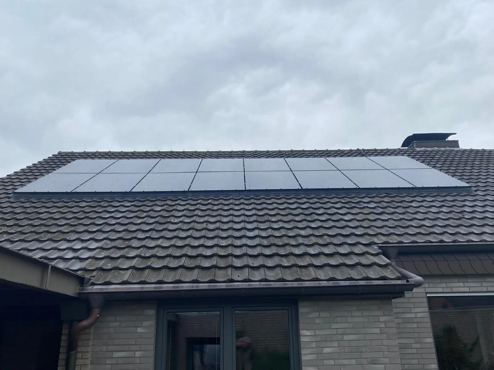 Photovoltaikanlage auf einem Wohnhaus in Rhede
